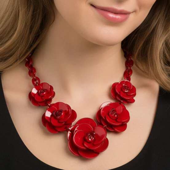 Bijou collier Kamelya - Image 5