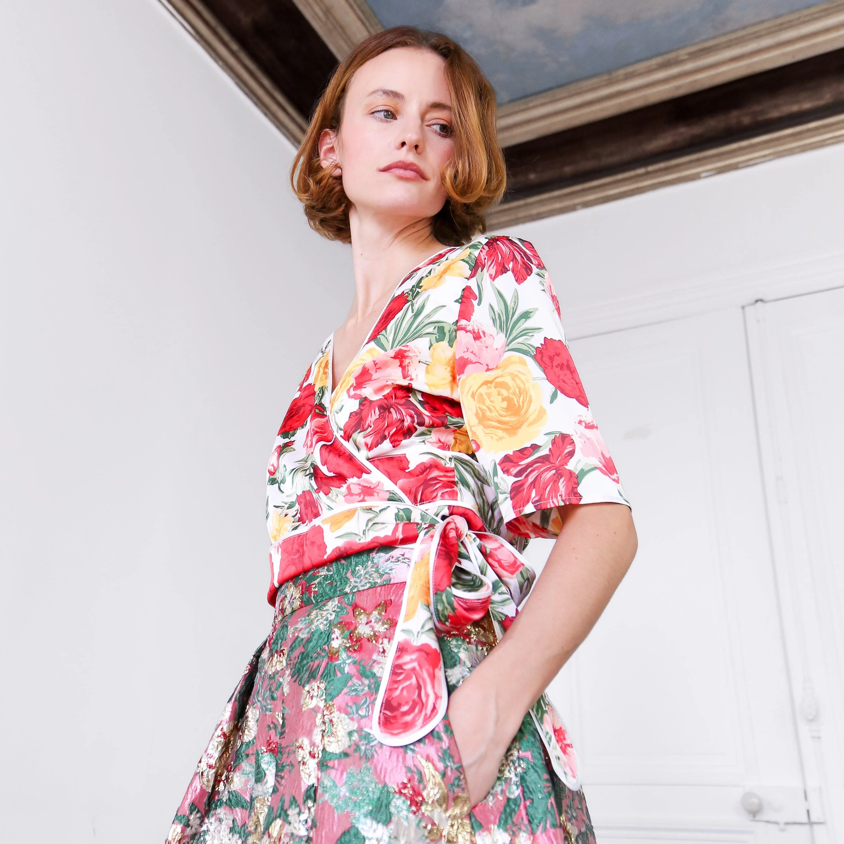 Chemisier Calleis Rouge Studio - Image 4