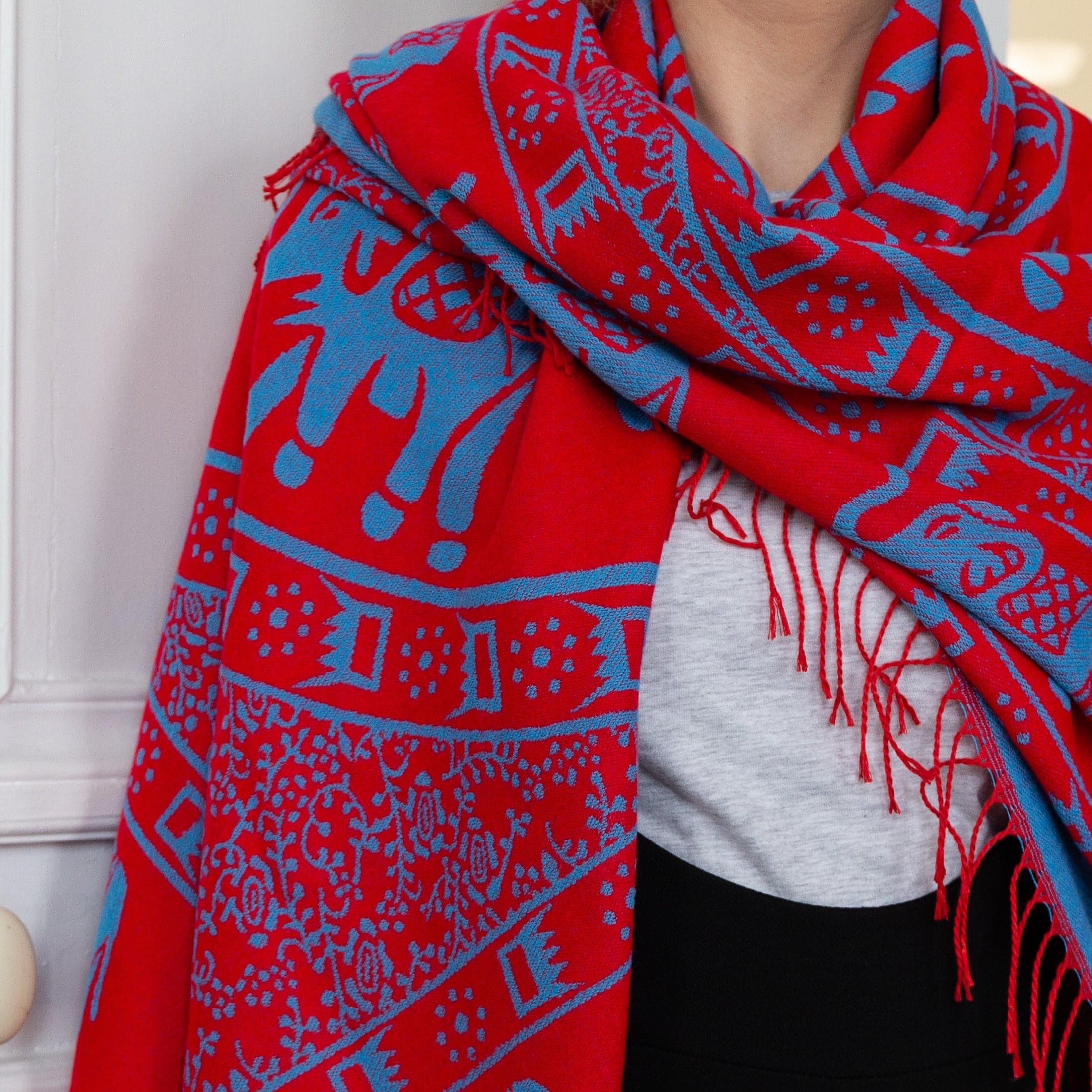 Foulard cachemire de pashmina Axelle - Image 4