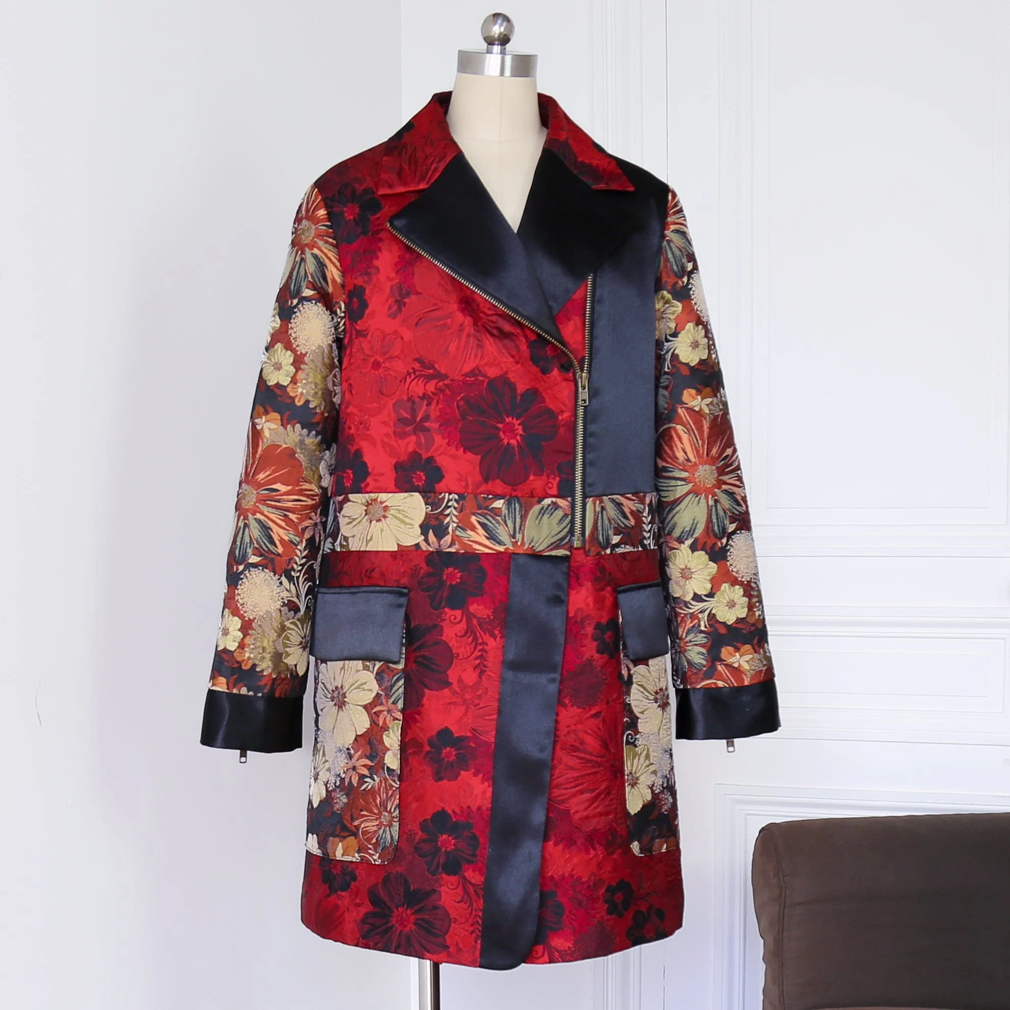Manteau Zeus Rouge Studio - Image 4